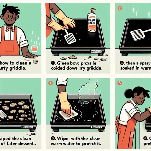 how to clean blackstone griddle