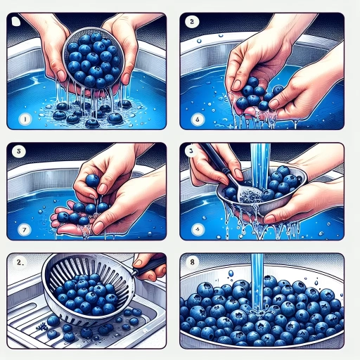 how to clean blueberries