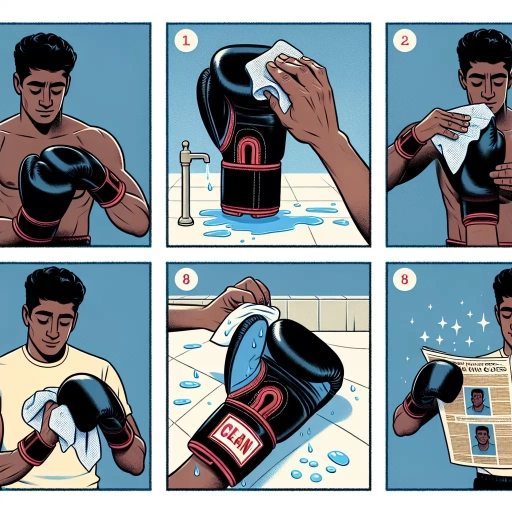 how to clean boxing gloves