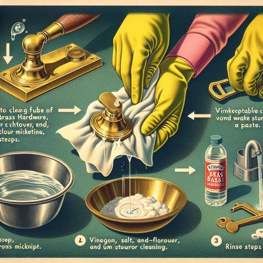 how to clean brass hardware