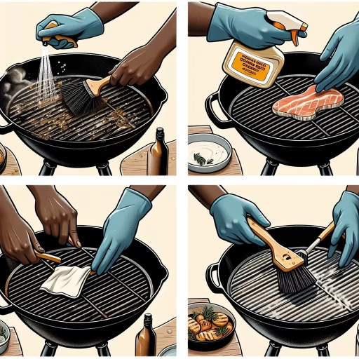 how to clean cast iron bbq grill