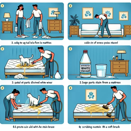 how to clean cat pee from mattress