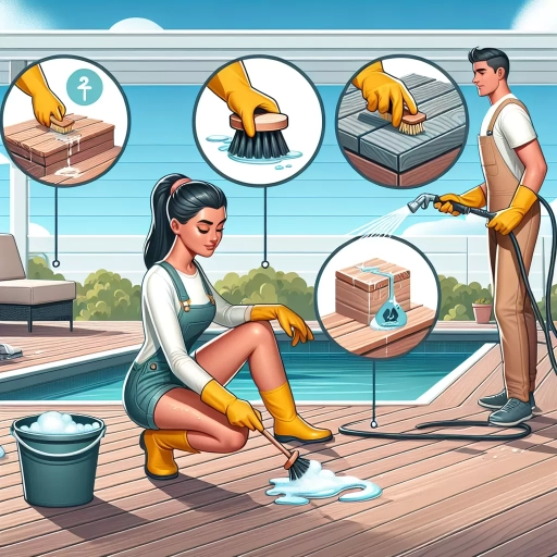 how to clean composite decking