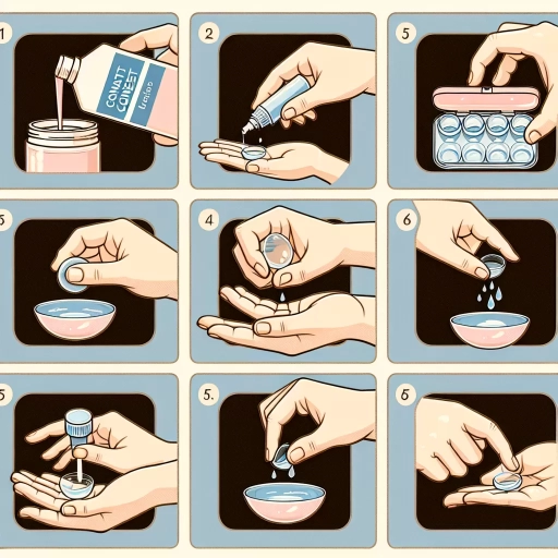 how to clean contact lens