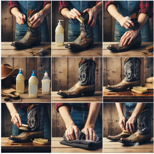 how to clean cowboy boots
