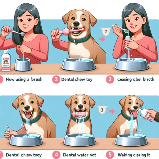 how to clean dog teeth without brushing