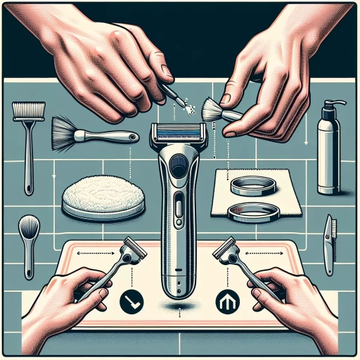how to clean electric razor