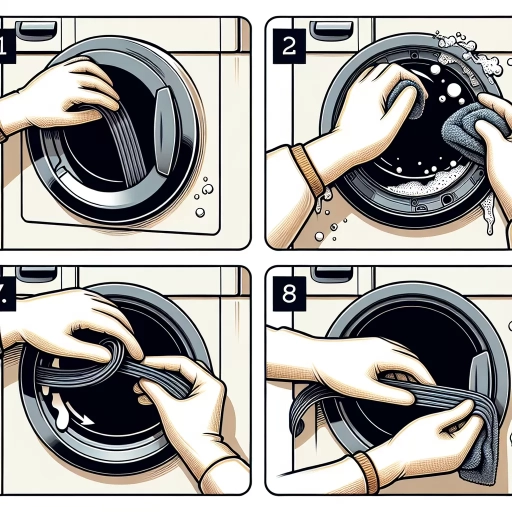 how to clean front load washing machine rubber seal