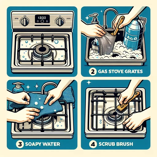 how to clean gas stove grates