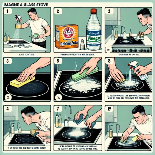 how to clean glass top stove burnt-on