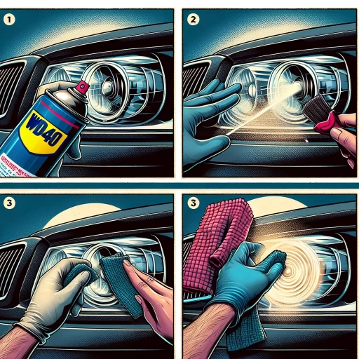how to clean headlights with wd40