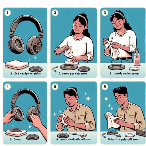 how to clean headphone pads