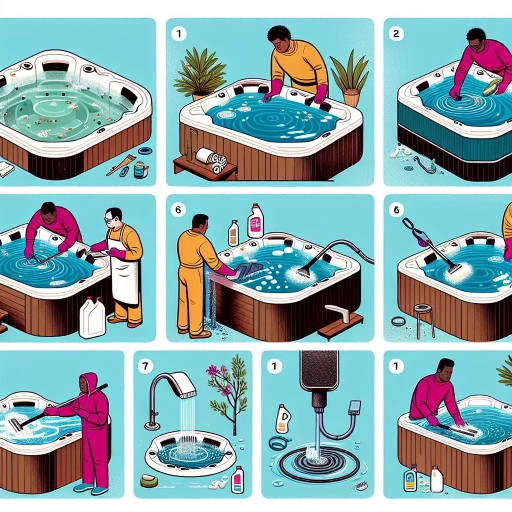 how to clean hot tub