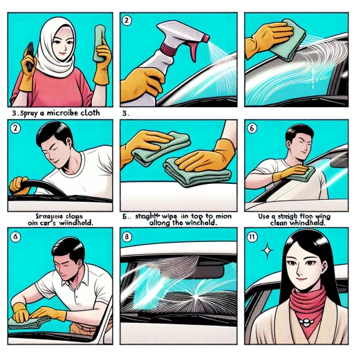 how to clean inside of windshield