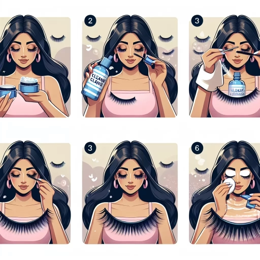 how to clean lash extensions