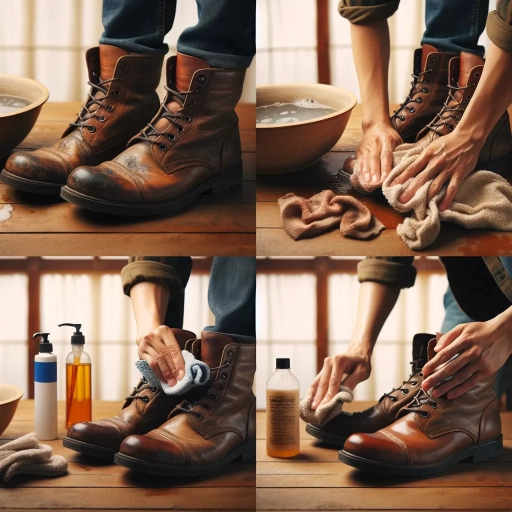 how to clean leather boots