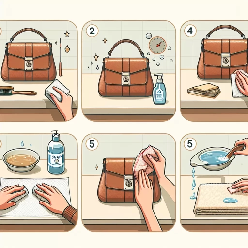 how to clean leather purse