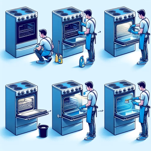 how to clean lg oven with blue interior
