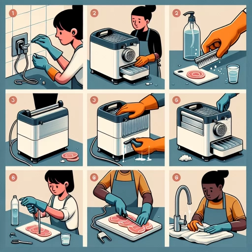how to clean meat slicer