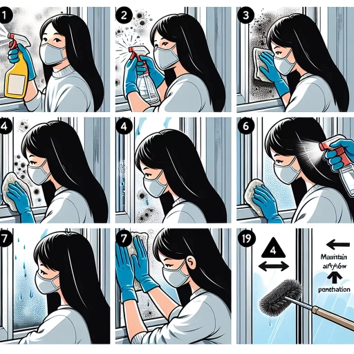 how to clean mold from windows