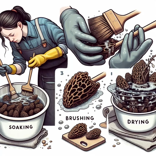 how to clean morel mushrooms