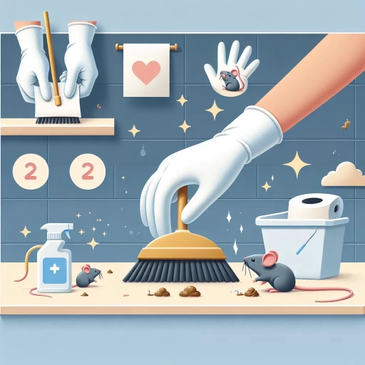 how to clean mouse poop