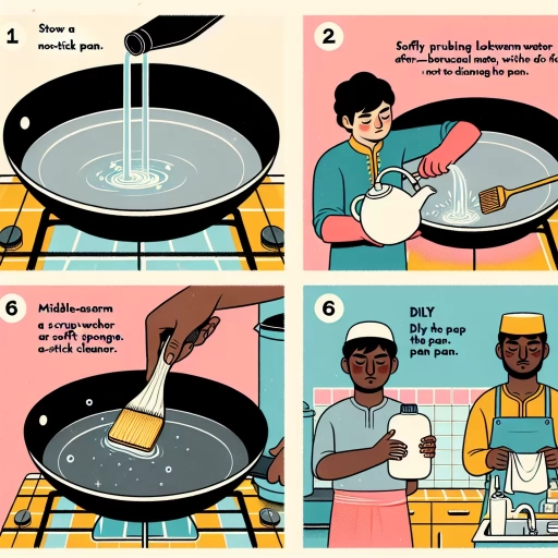 how to clean non stick pan