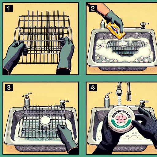 how to clean oven racks with dishwasher tablet
