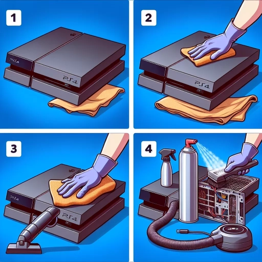 how to clean ps4