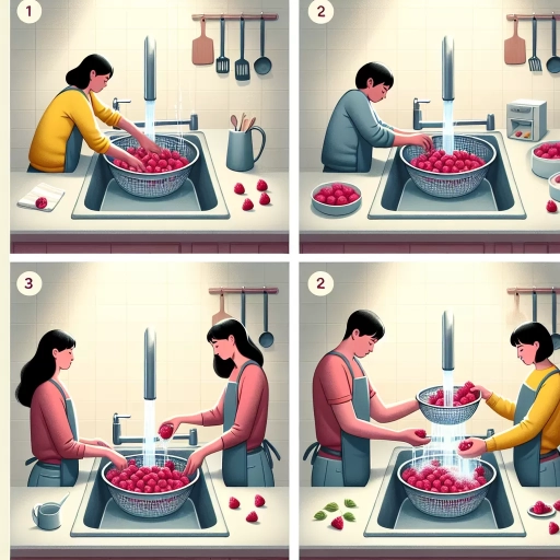 how to clean raspberries