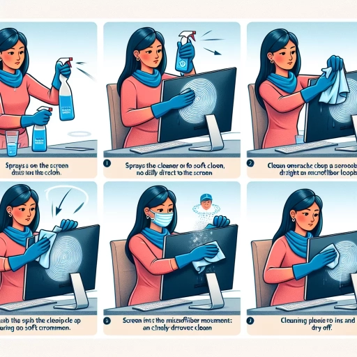 how to clean screens