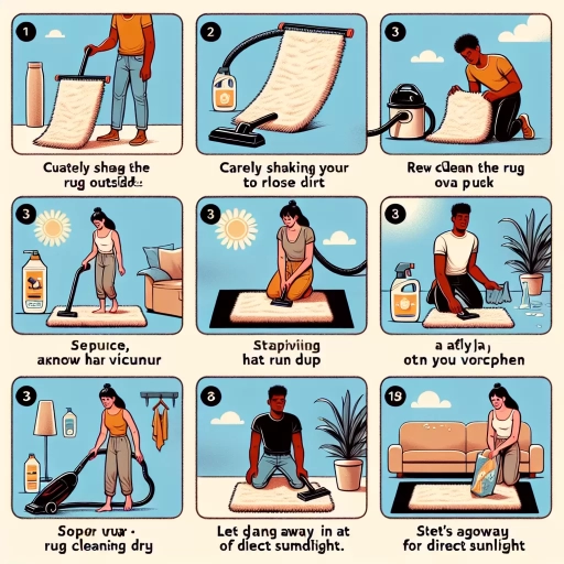 how to clean shag rug