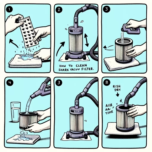 how to clean shark vacuum filter