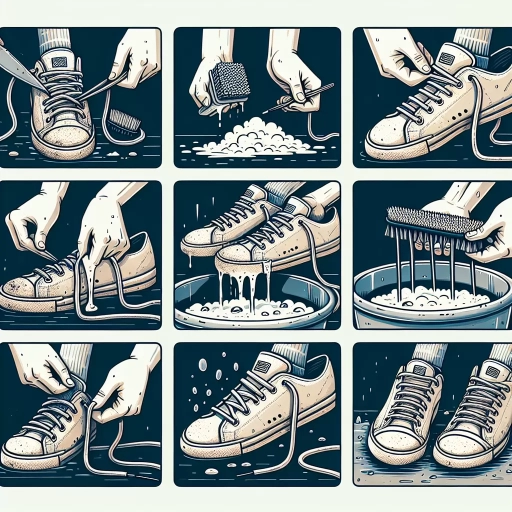 how to clean shoe laces