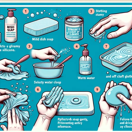 how to clean silicone