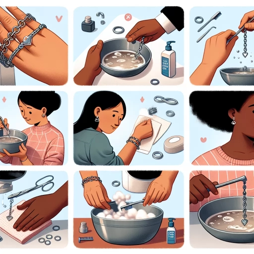 how to clean stainless steel jewelry