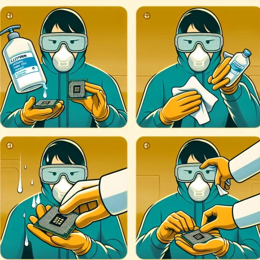 how to clean thermal paste off cpu