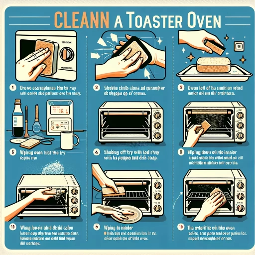 how to clean toaster oven