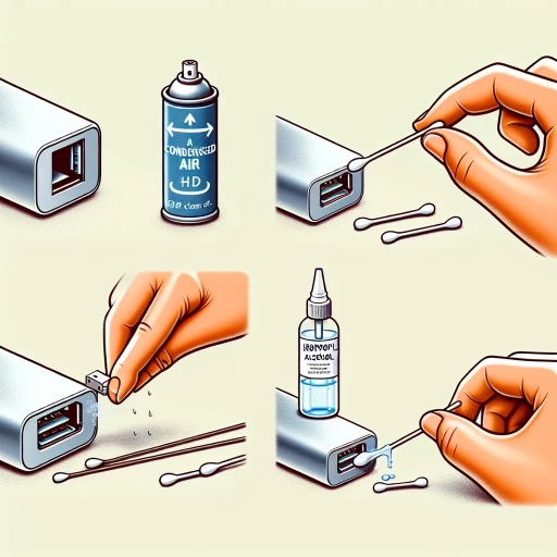 how to clean usb c port