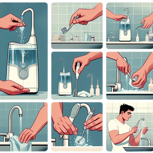 how to clean waterpik
