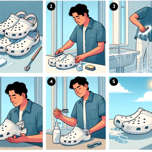 how to clean white crocs