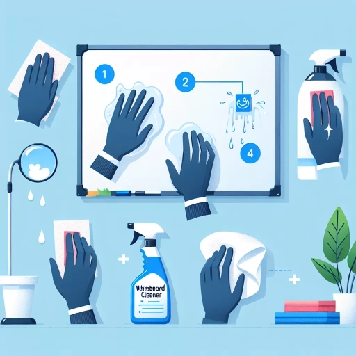 how to clean whiteboard