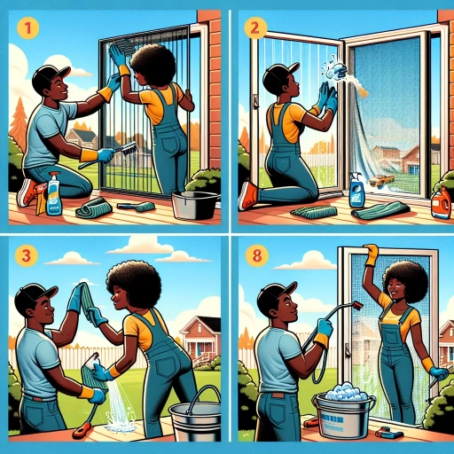 how to clean window screens
