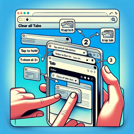 how to clear all tabs in safari