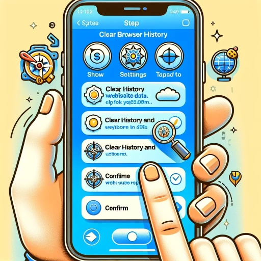 how to clear browser history on iphone