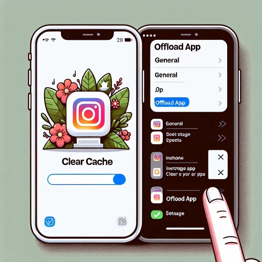 how to clear cache instagram iphone