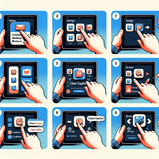 how to clear cache ipad