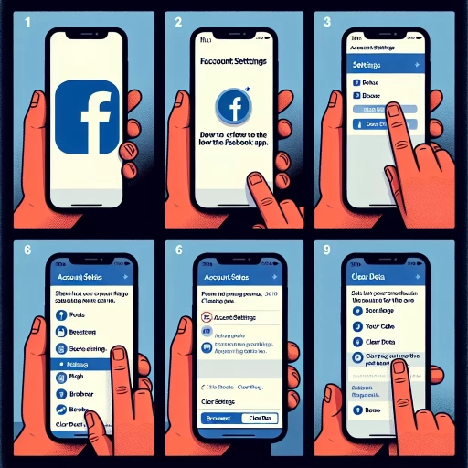 how to clear cache on facebook