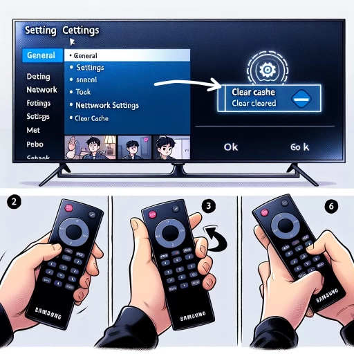 how to clear cache on samsung tv