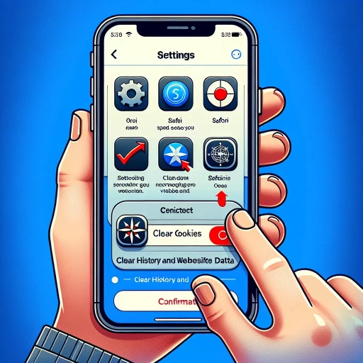 how to clear cookies iphone